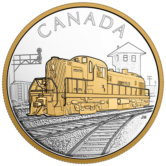 2017 $20 Locomotives Across Canada - RS 20 Fine Silver (No Tax)