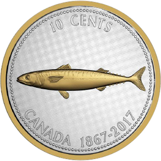 2017 Canada 10-cent Big Coin - Alex Colville Design 5oz. Fine Silver (No Tax)