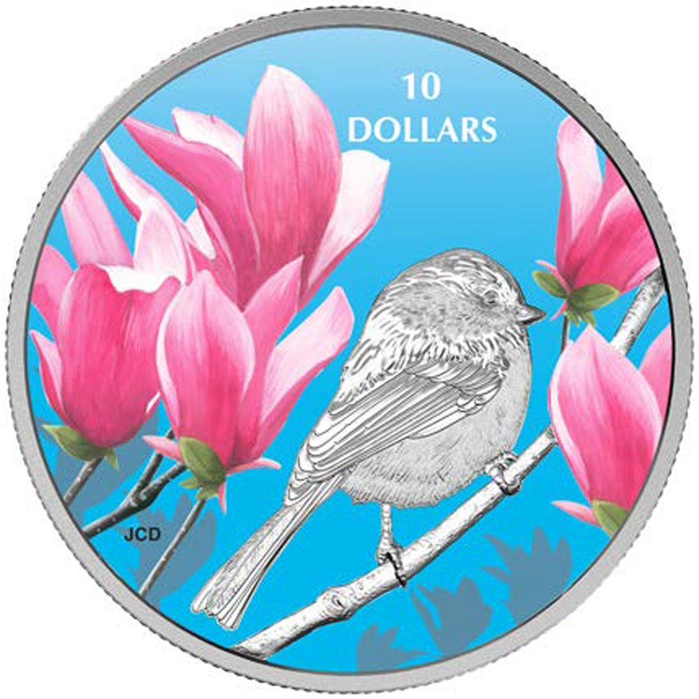 2017 Canada $10 Birds Among Nature's Colours - Chickadee (No Tax)