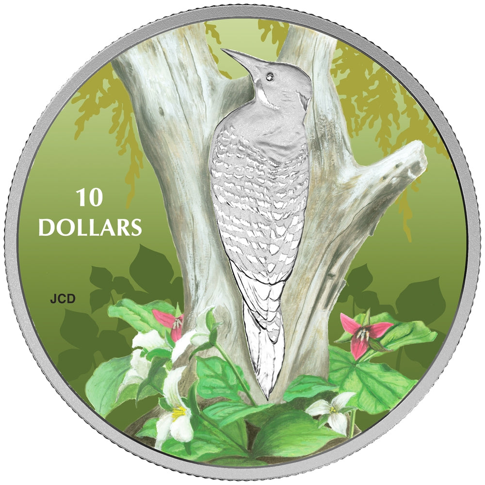 2017 Canada $10 Birds Among Nature's Colours 5-coin Silver Set with Deluxe Box (No Tax)