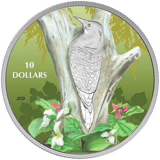 2017 Canada $10 Birds Among Nature's Colours - Northern Flicker (No Tax)