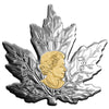 2017 Canada $20 Gilded Silver Maple Leaf Shaped Fine Silver Coin (No Tax)