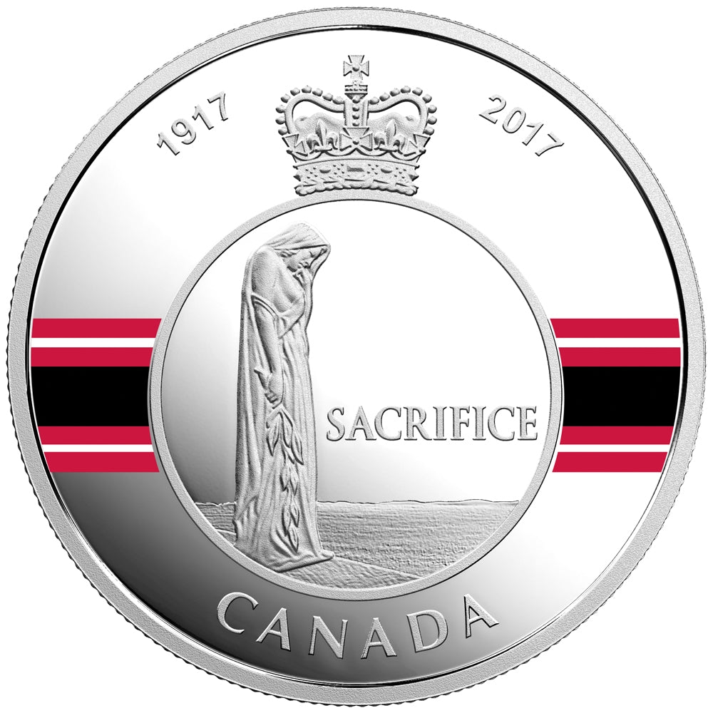 2017 $20 Canadian Honours - Sacrifice Medal Fine Silver (No Tax)