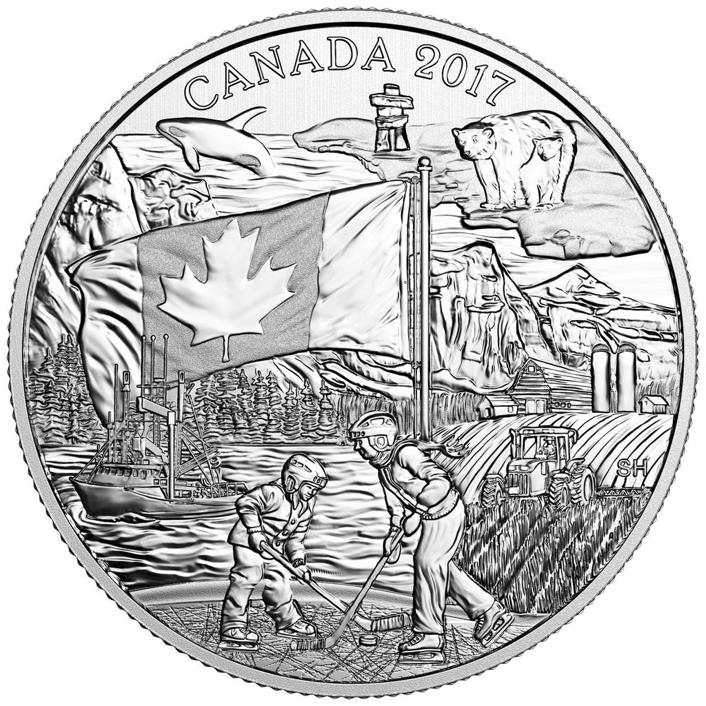 2017 Canada $3 The Spirit of Canada Fine Silver (No Tax)