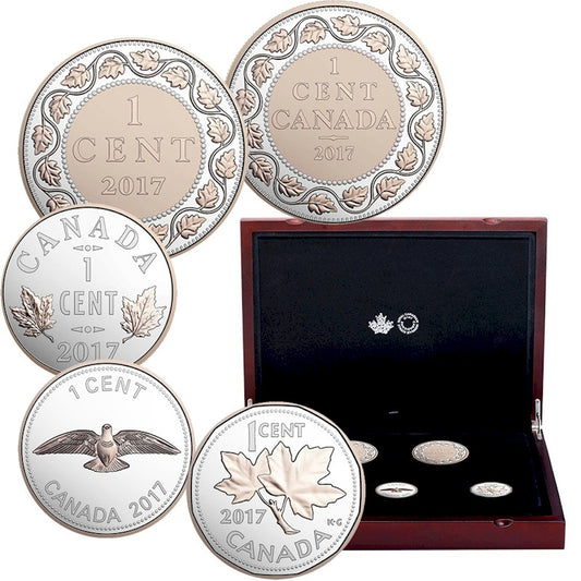 2017 Canada Legacy of the Penny Fine Silver 5-coin Set (No Tax)