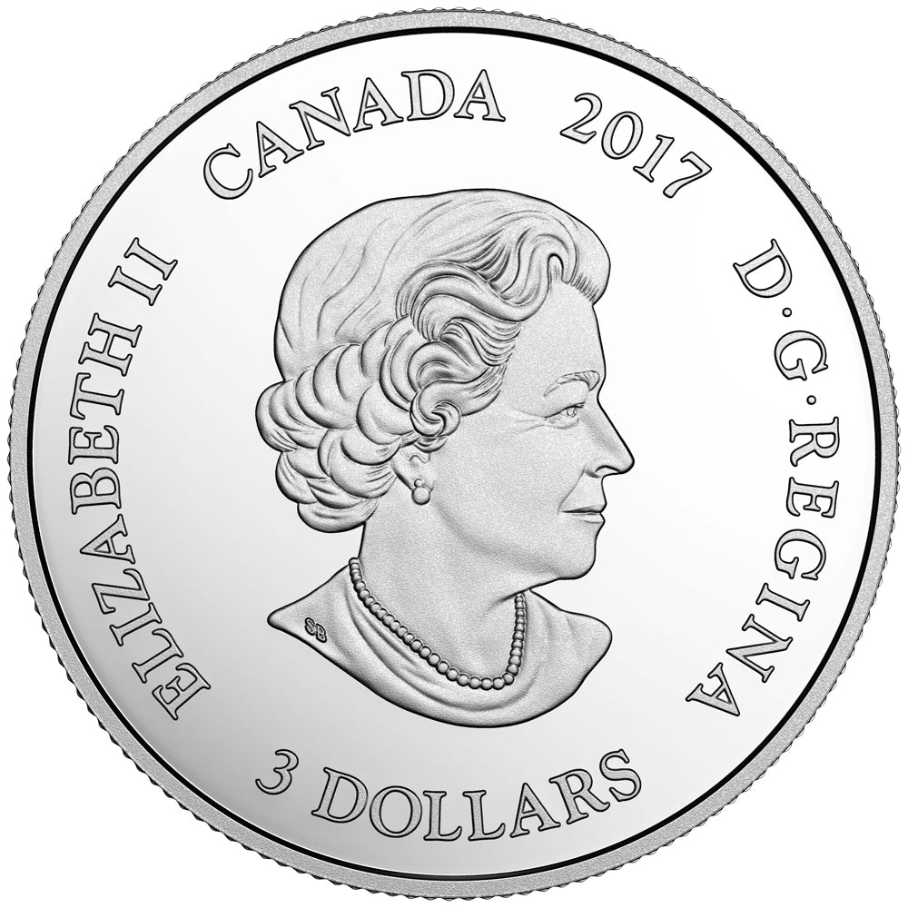 2017 Canada $3 Zodiac Series - Cancer Fine Silver