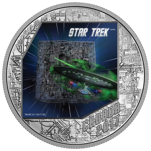 2017 Canada $20 Star Trek - The Borg Fine Silver (No Tax)