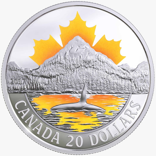 2017 $20 Canada's Coasts - Pacific Coast Fine Silver (No Tax)