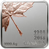 2018 Canada $3 Maple Leaf Quartet 30 Years (1988-2018) Rose-Gold Plated Silver (No Tax)