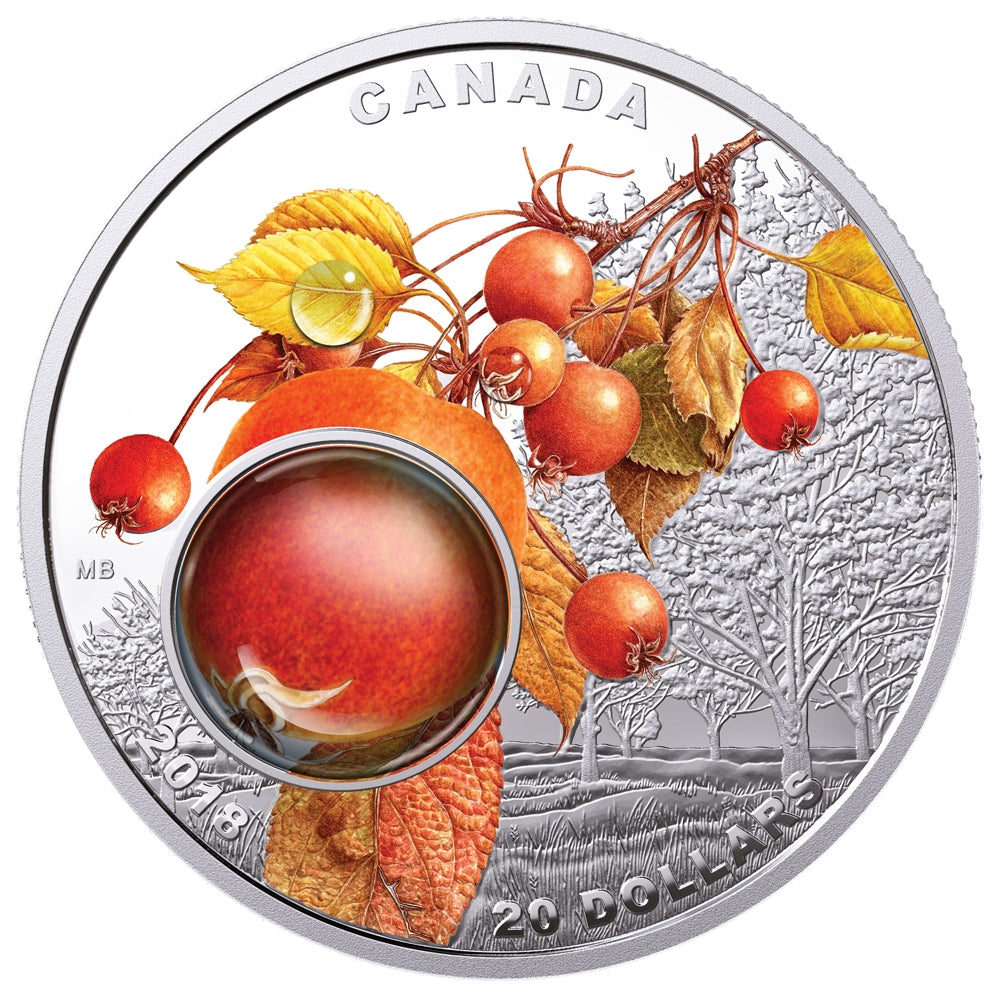 RDC 2018 Canada $20 Mother Nature's Magnification: Morning Dew (impaired sleeve)