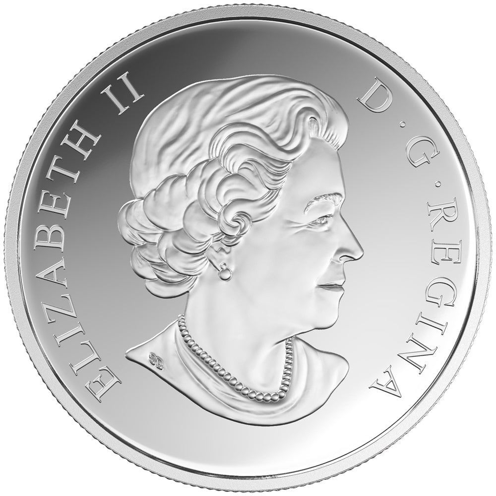 2018 Canada $20 Mother Nature's Magnification - Morning Dew Silver Coin