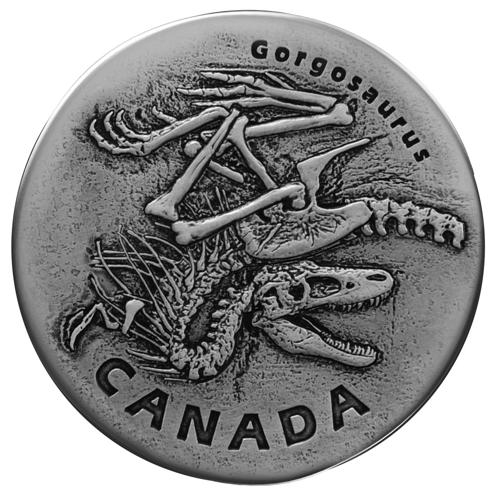 2018 Canada $20 Ancient Canada - Gorgosaurus Fine Silver (TAX Exempt)