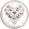 2018 Canada $20 Best Wishes on Your Wedding Day Silver Coin (TAX Exempt)