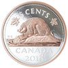 2018 Canada 5-cent Big Coin Rose-Gold Plated 5oz. Fine Silver (TAX Exempt)