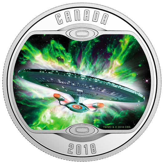 2018 Canada $10 Star Trek: The Next Generation Silver Coin (TAX Exempt)