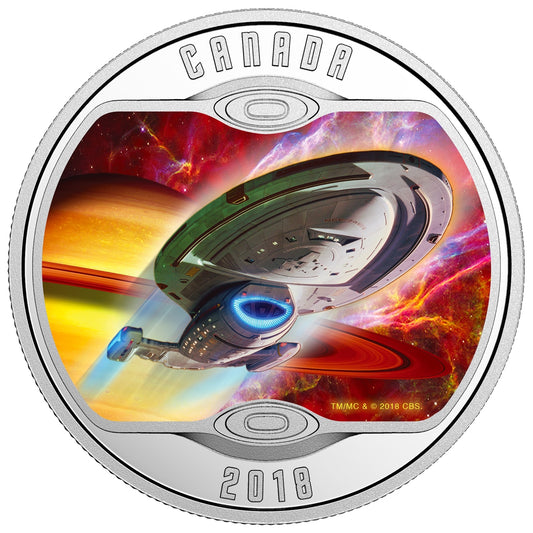 2018 Canada $10 Star Trek Voyager Silver Coin (TAX Exempt)