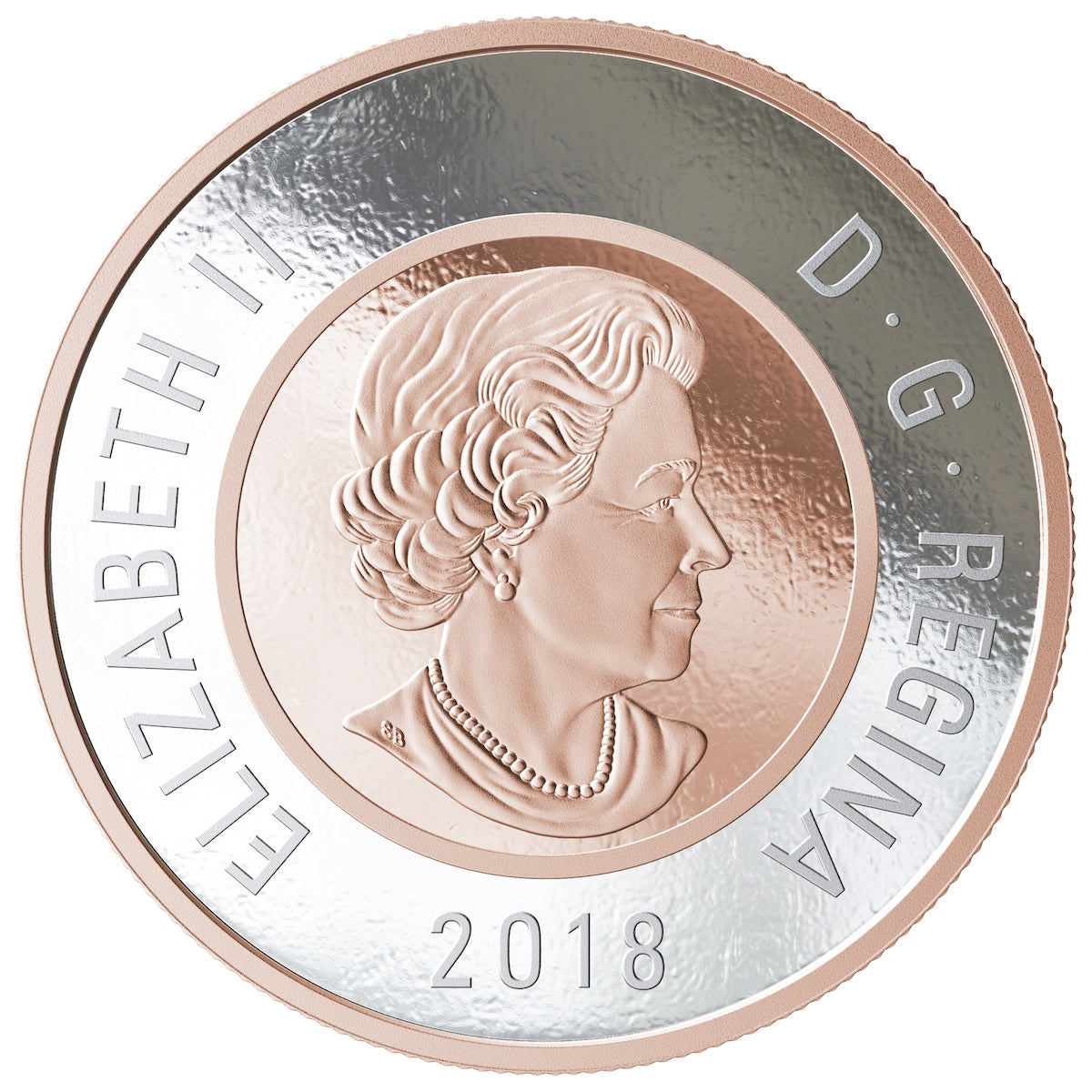 2018 Canada Big Coin Rose-Gold Plated 5oz. Silver 7-coin Set in Deluxe Case (No Tax)