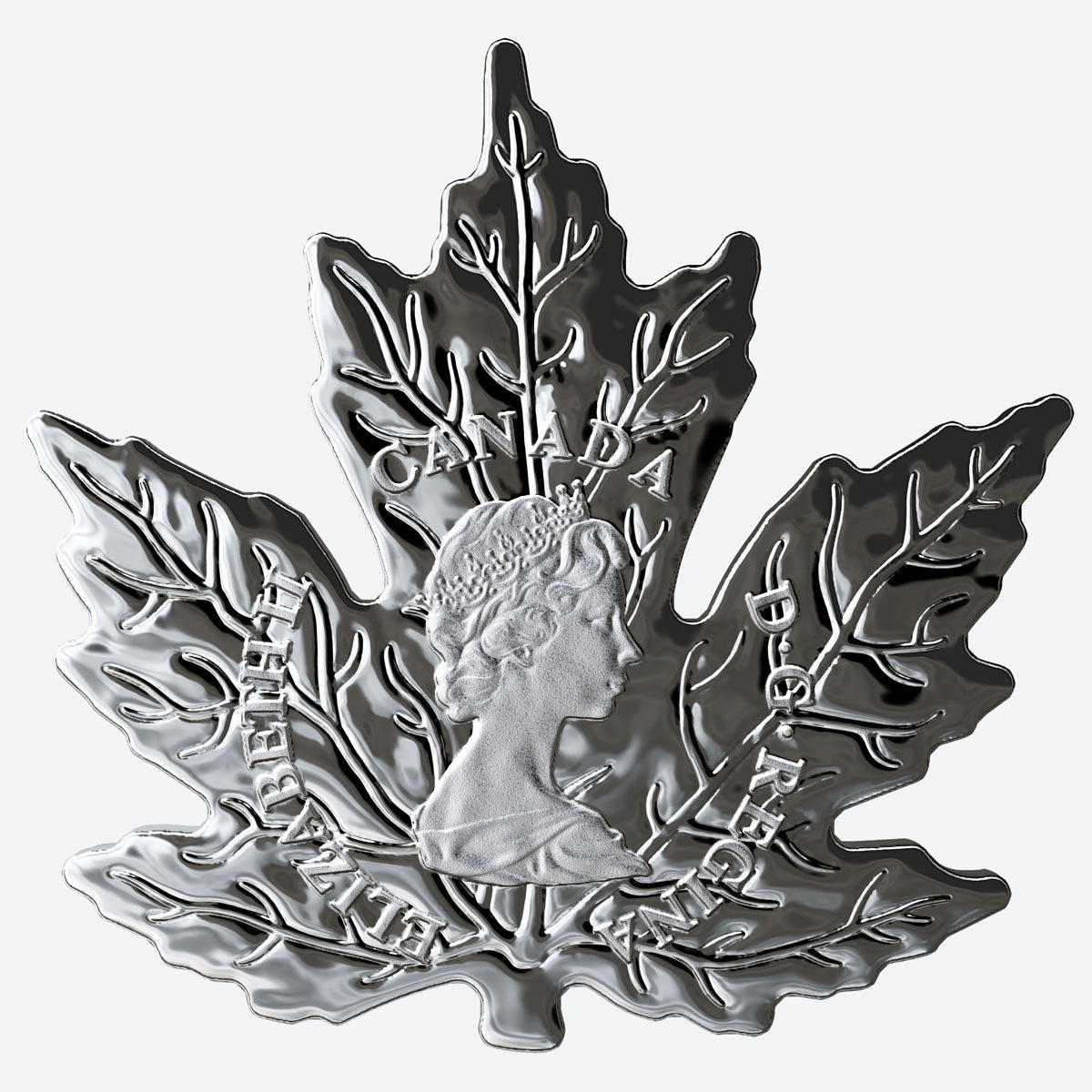 2018 Canada $20 30th Anniversary of the Silver Maple Leaf Shaped Pure Silver (No Tax)