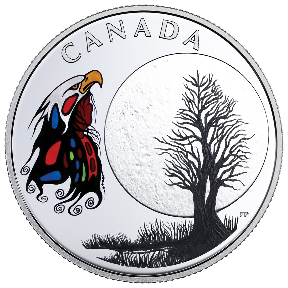 2018 Canada $3 13 Teachings from Grandmother Moon - Spirit Moon (No Tax)