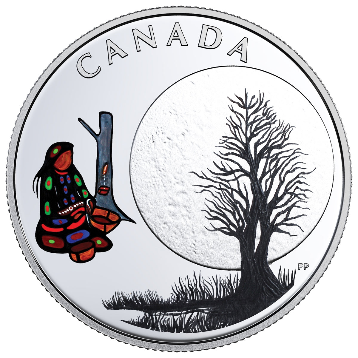 2018 Canada $3 13 Teachings from Grandmother Moon - Sugar Moon (No Tax)