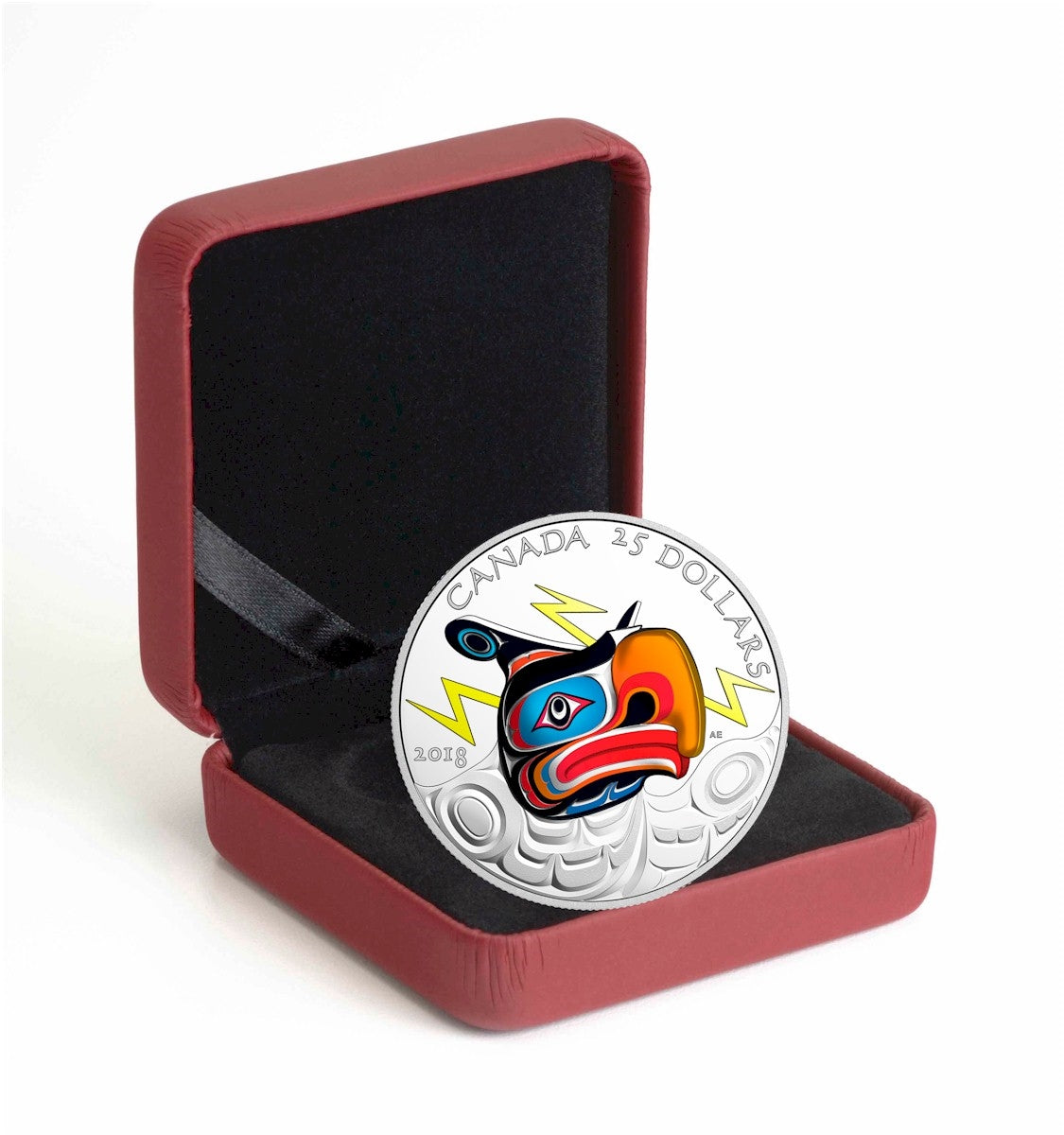 2018 Canada $25 Thunderbird Fine Silver Coin (TAX Exempt)