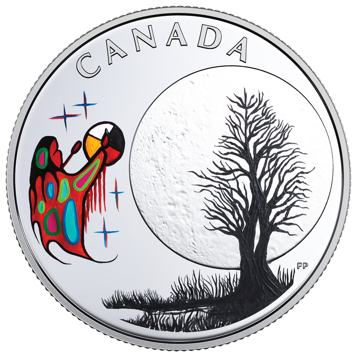 2018 Canada $3 13 Teachings from Grandmother Moon: Freezing Moon Silver (No Tax)