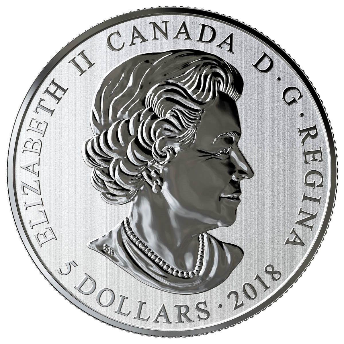 2018 Canada $5 Hearts Aglow Glow-in-the-Dark Fine Silver Coin (No Tax)