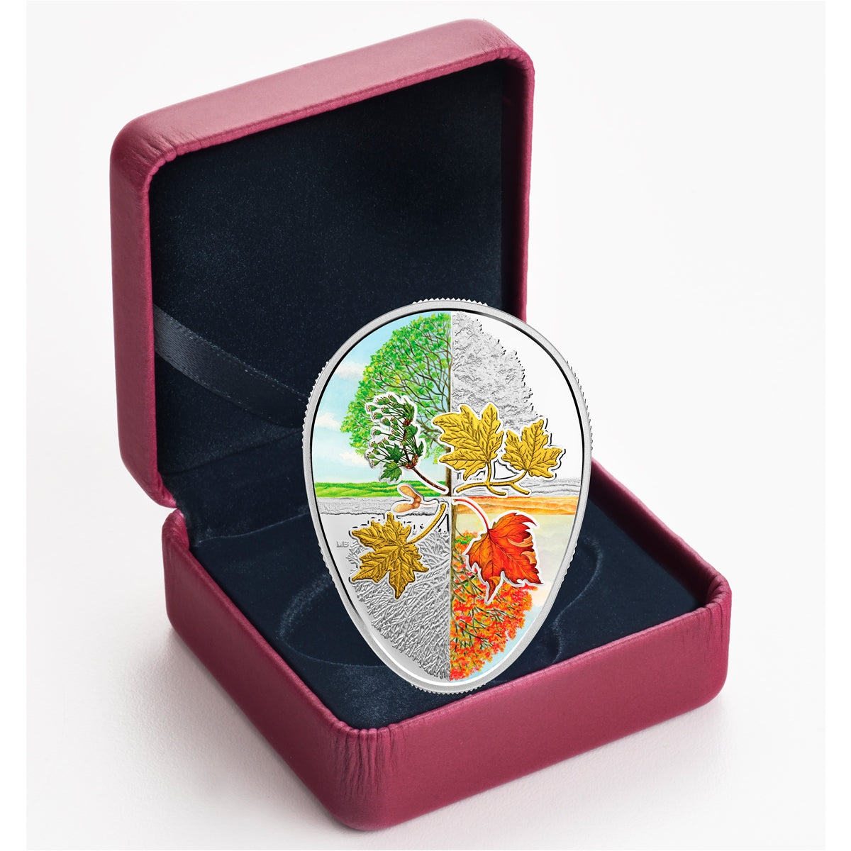 2018 Canada $20 Four Seasons of the Maple Leaf Fine Silver (No Tax)