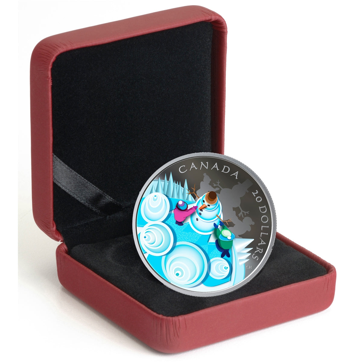 2019 Canada $20 Mystical Snow Day Fine Silver (Tax Exempt)