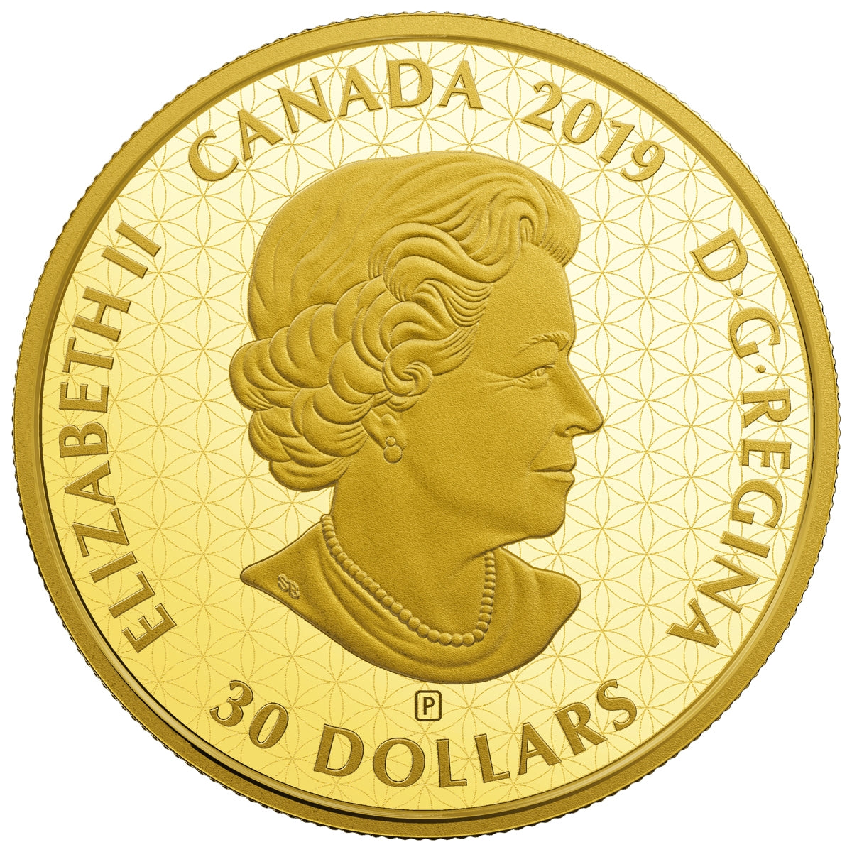 2019 Canada $30 A Hundred Blessings of Good Fortune Gold Plated Fine Silver (No Tax)