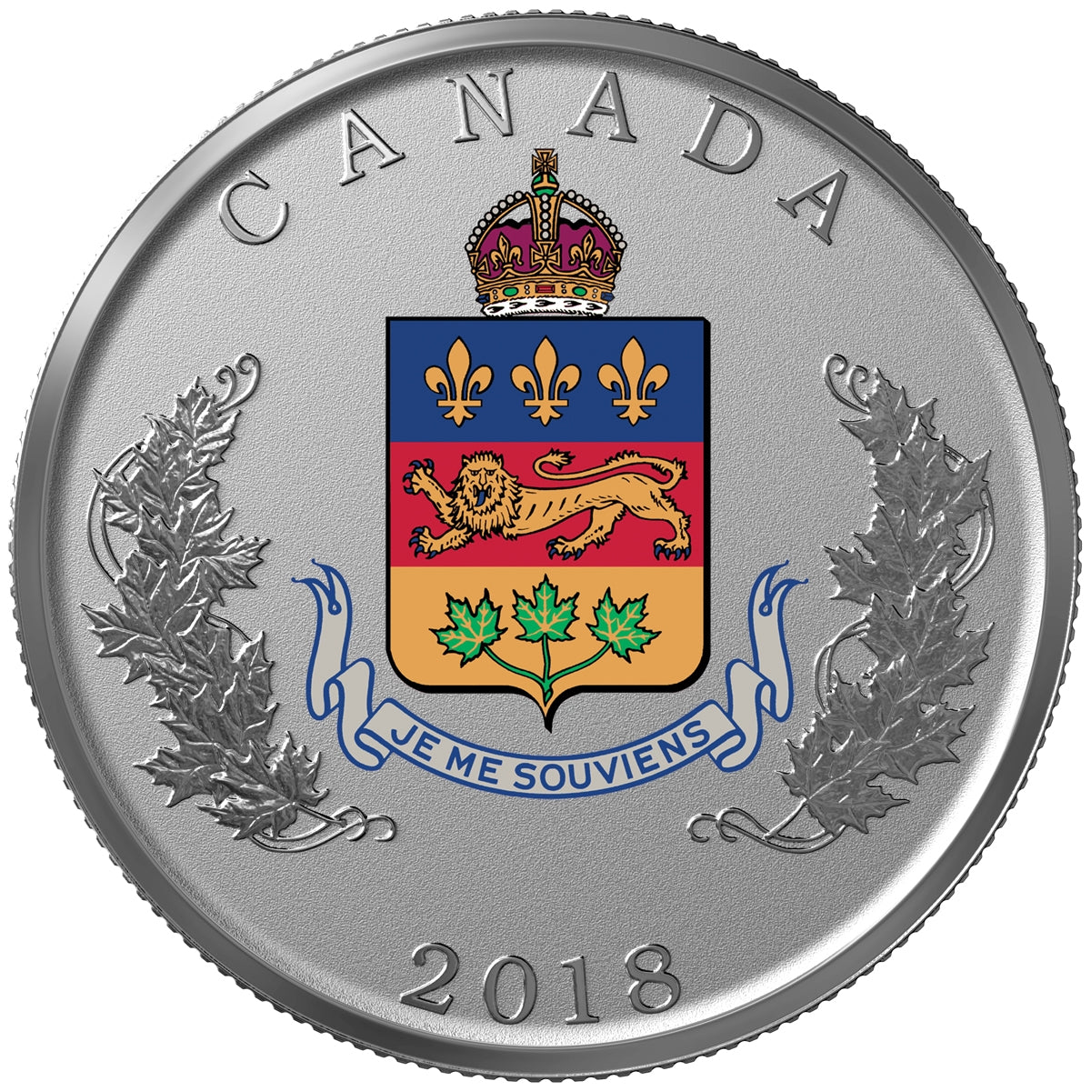 2018 Heraldic Emblems of Canada Fine Silver 14-coin Set (No Tax)