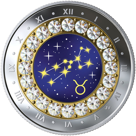 2019 Canada $5 Zodiac Series: Taurus Fine Silver