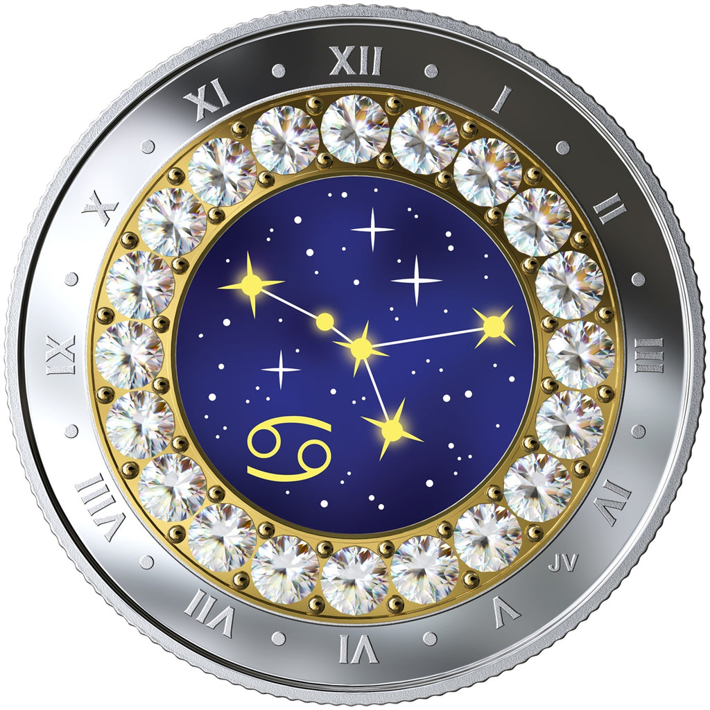 2019 Canada $5 Zodiac Series: Cancer Fine Silver