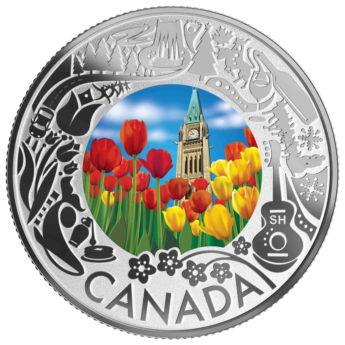 2019 $3 Celebrating Canadian Fun & Festivities 12-coin Set in Deluxe Case (No Tax)