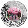 2019 $3 Celebrating Canadian Fun & Festivities Cherry Blossoms Silver (No Tax)