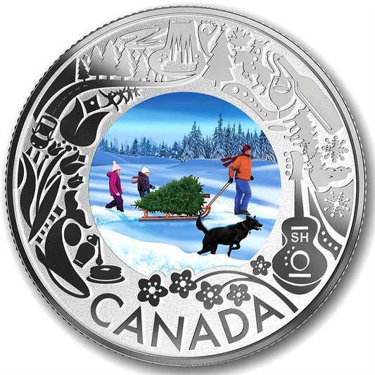 2019 $3 Celebrating Canadian Fun & Festivities Christmas Tree (No Tax)