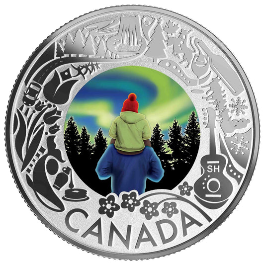 2019 $3 Celebrating Canadian Fun & Festivities - Aurora Borealis (No Tax)