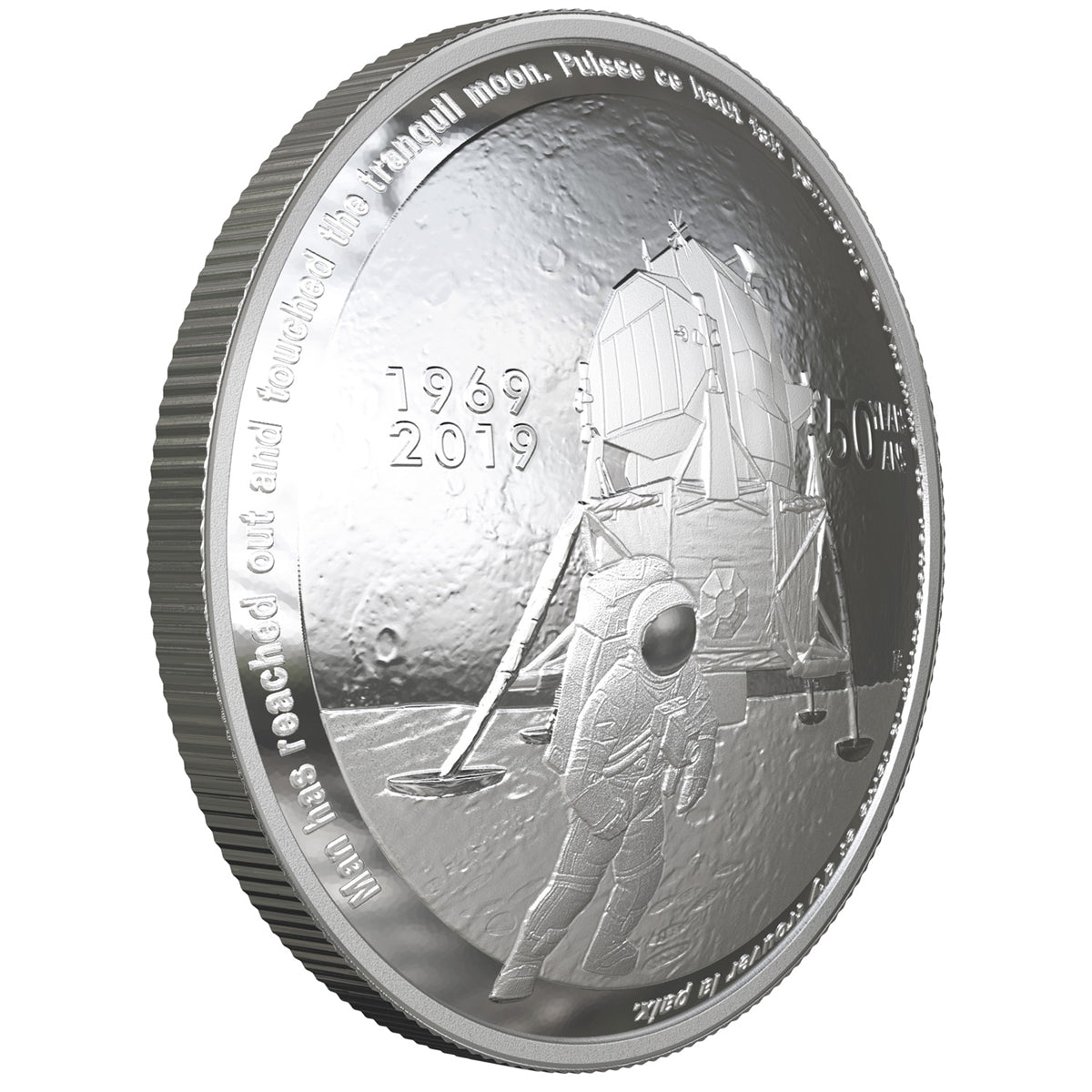 2019 Canada $25 50th Anniversary of the Apollo 11 Moon Landing Fine Silver (No Tax)