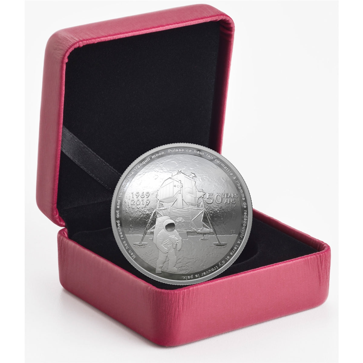 2019 Canada $25 50th Anniversary of the Apollo 11 Moon Landing Fine Silver (No Tax)