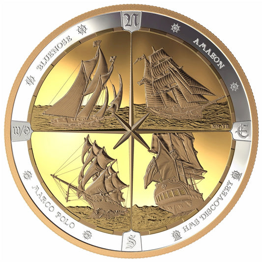 2019 $125 Tall Ships of Canada Fine Silver (No Tax)