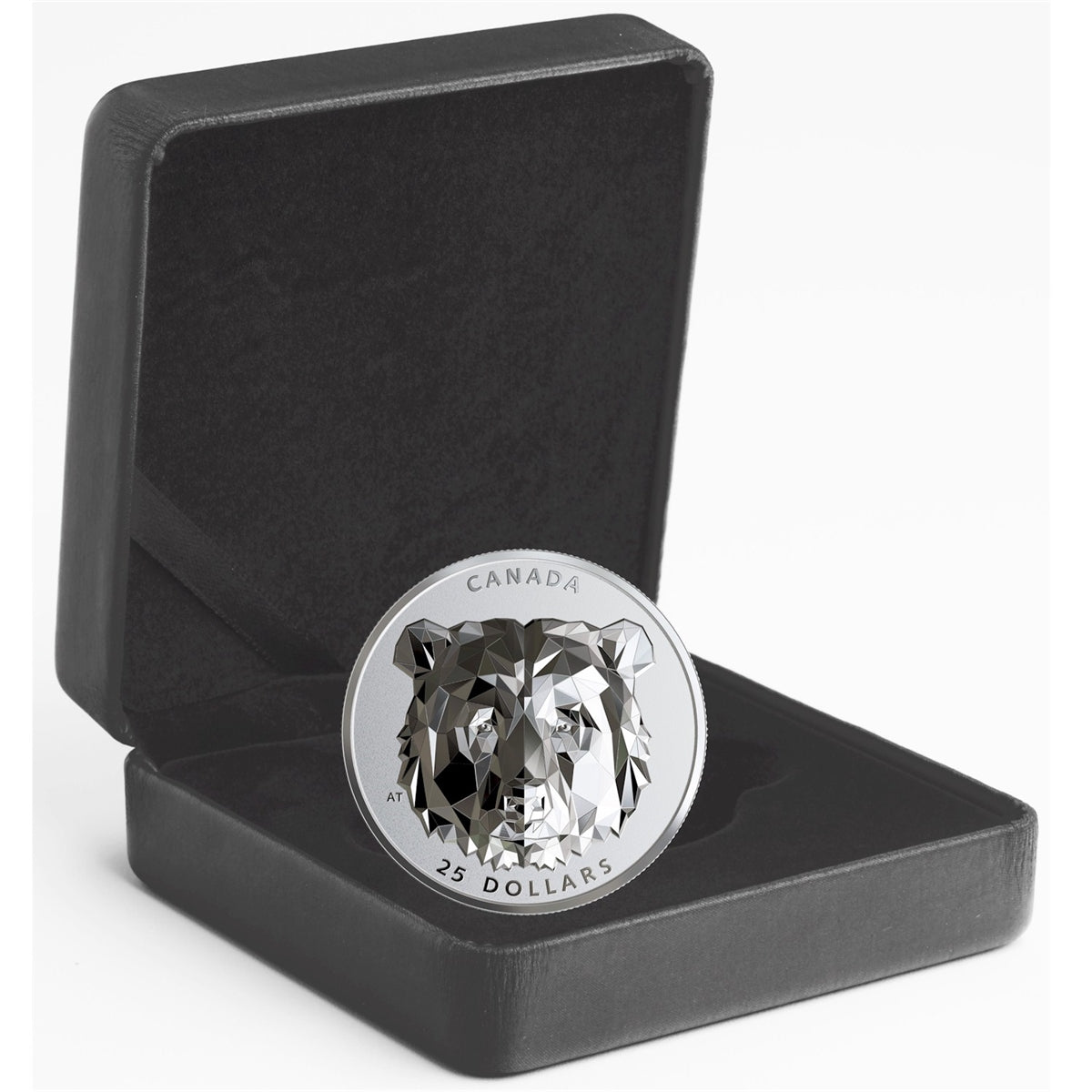 2020 Canada $25 Multifaceted Animal Head - Grizzly Bear Fine Silver (No Tax)