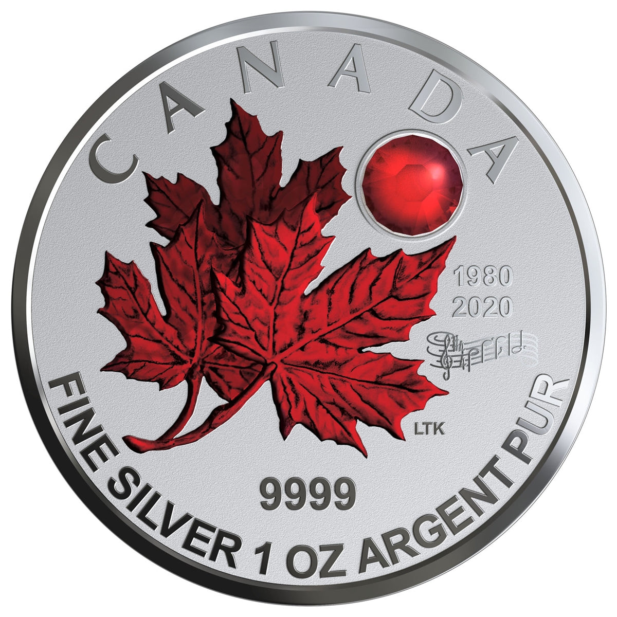 2020 O Canada Maple Leaf Fine Silver Fractional Set