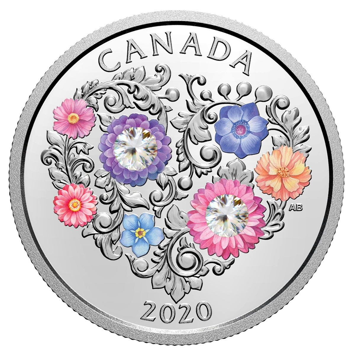 2020 Canada $3 Celebration of Love Fine Silver Coin