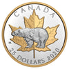 2020 Canada $25 Piedfort Timeless Icons: Polar Bear Fine Silver Coin (No Tax)