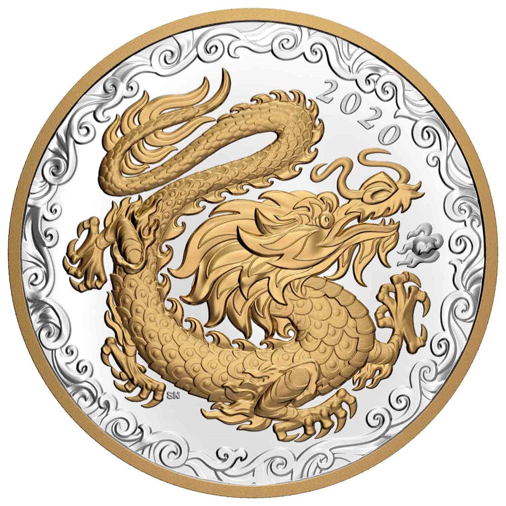 2020 Canada $125 Lucky Dragon Fine Silver (No Tax)