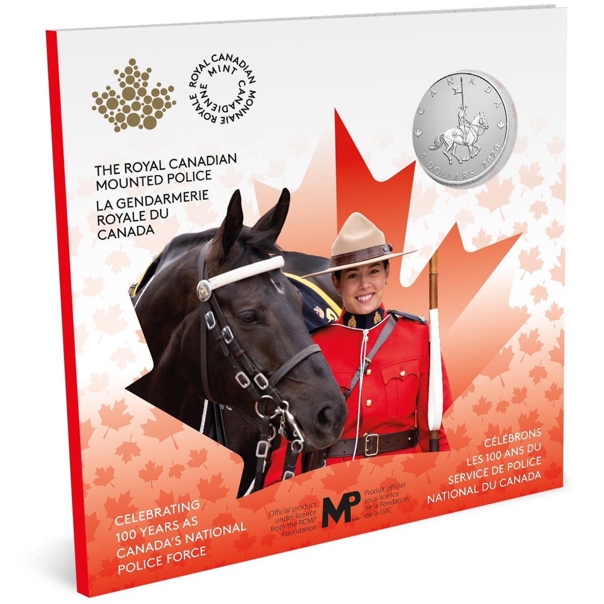 2020 $5 Moments to Hold: Celebrating 100 Years of RCMP as Canada's Police Force (No Tax)