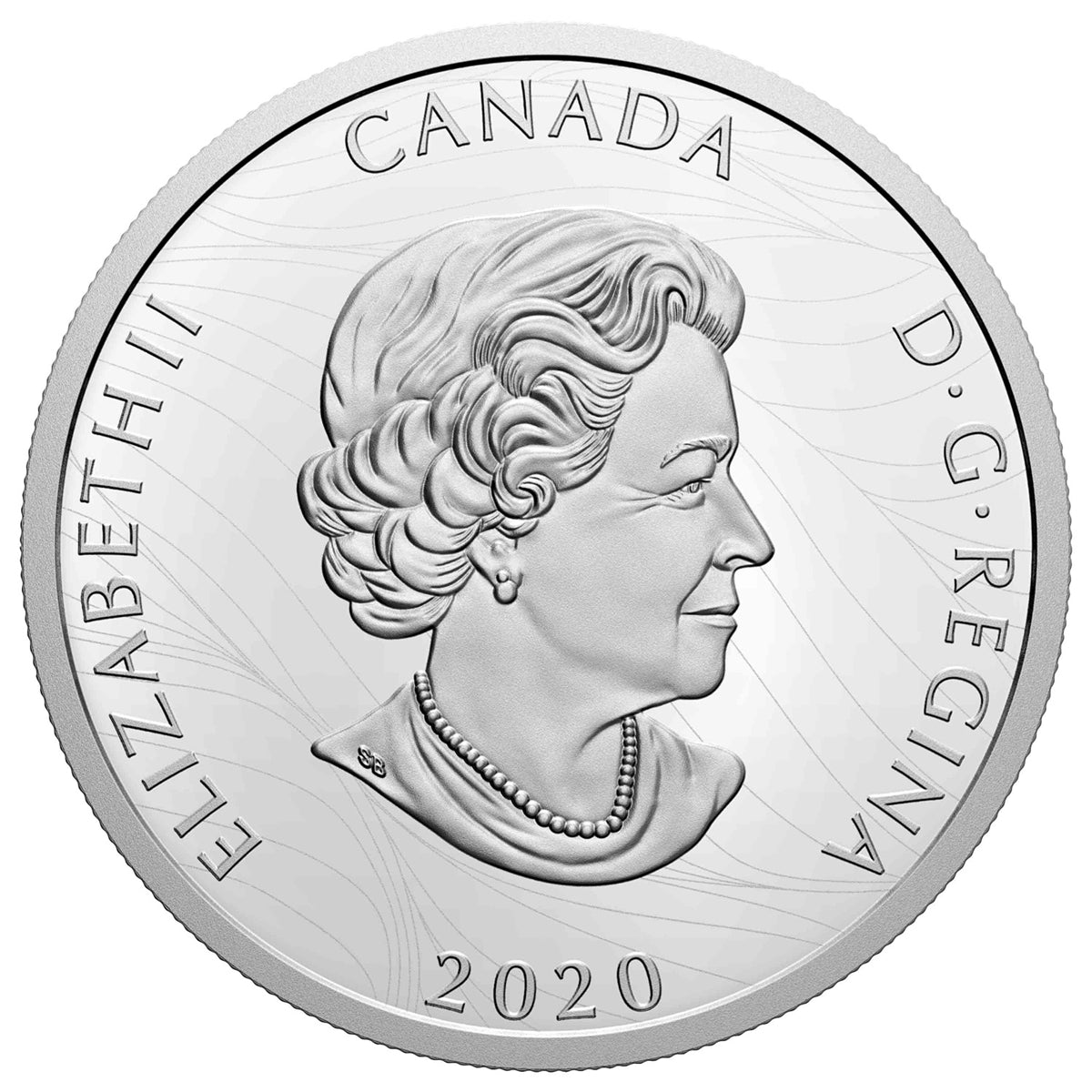 2020 Canada $50 Courageous Bald Eagle Fine Silver (No Tax)