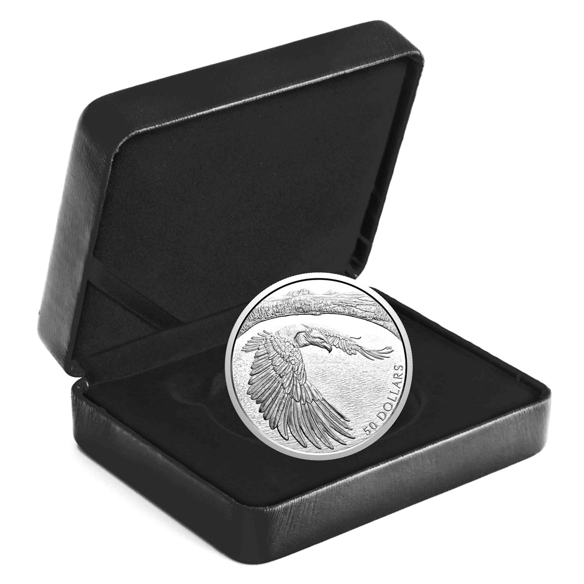 2020 Canada $50 Courageous Bald Eagle Fine Silver (No Tax)