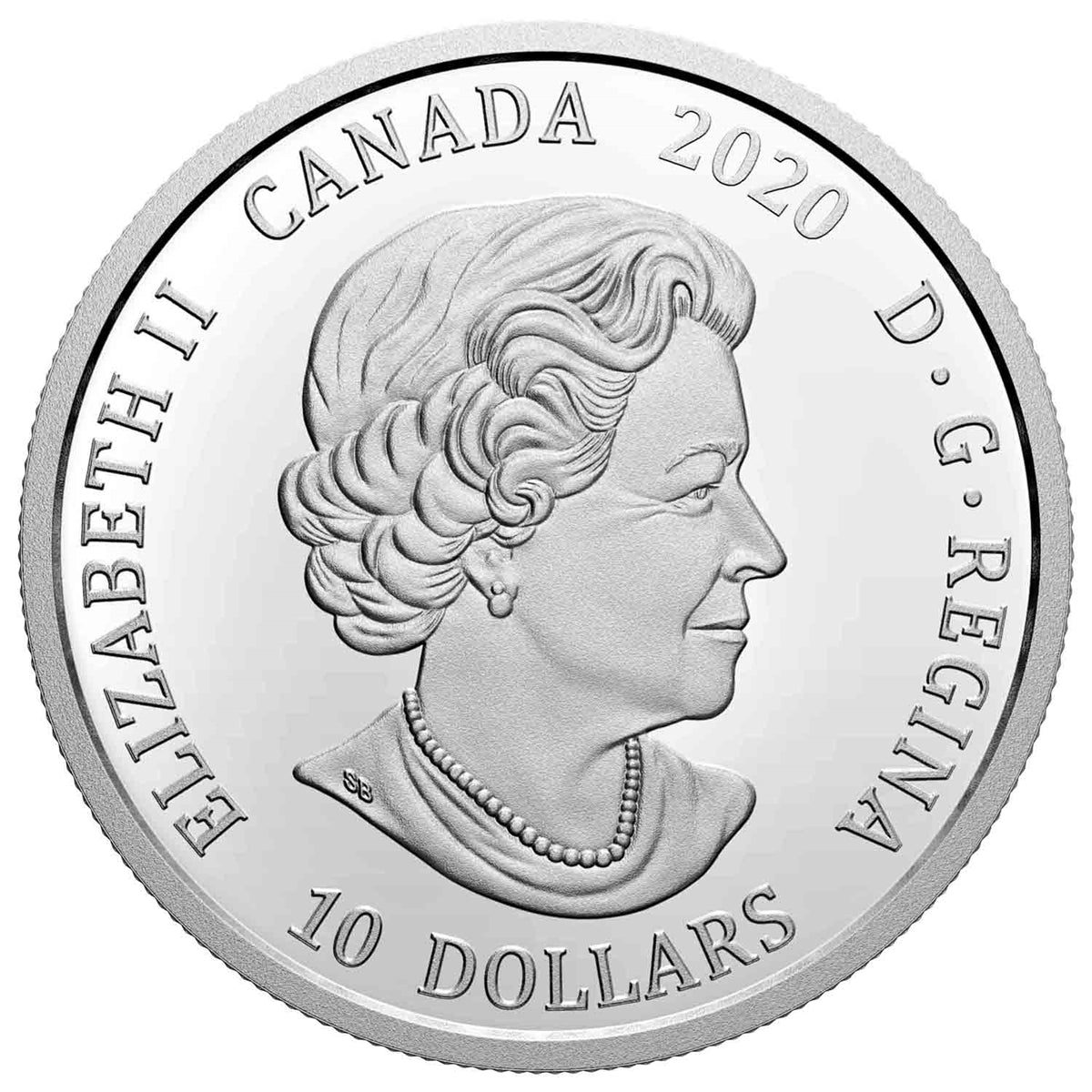 2020 Canada $10 350th Anniversary of Hudson's Bay Company Fine Silver (No Tax)