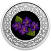 2020 $3 Floral Emblems of Canada - New Brunswick Purple Violet Silver (No Tax)